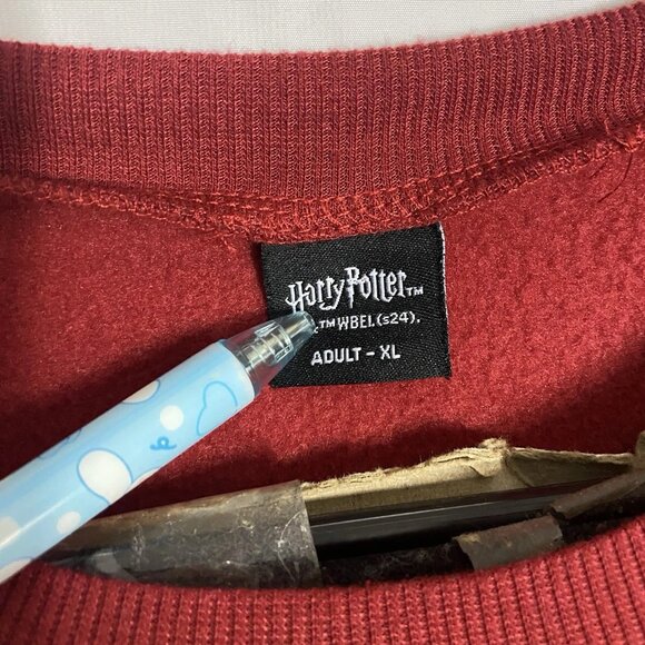 Harry Potter Gryffindor x MLB Boston Red Sox Crewneck Sweatshirt Mens Size XL - Picture 4 of 5